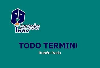 Alejandro Fernández - Todo terminó (Karaoke)