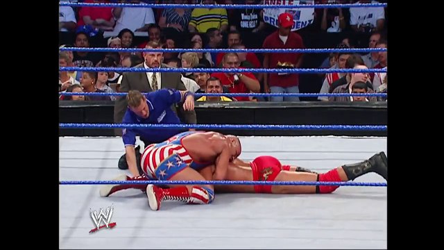 Charlie Haas With Miss Jackie vs Kurt Angle SmackDown 08.05.2004