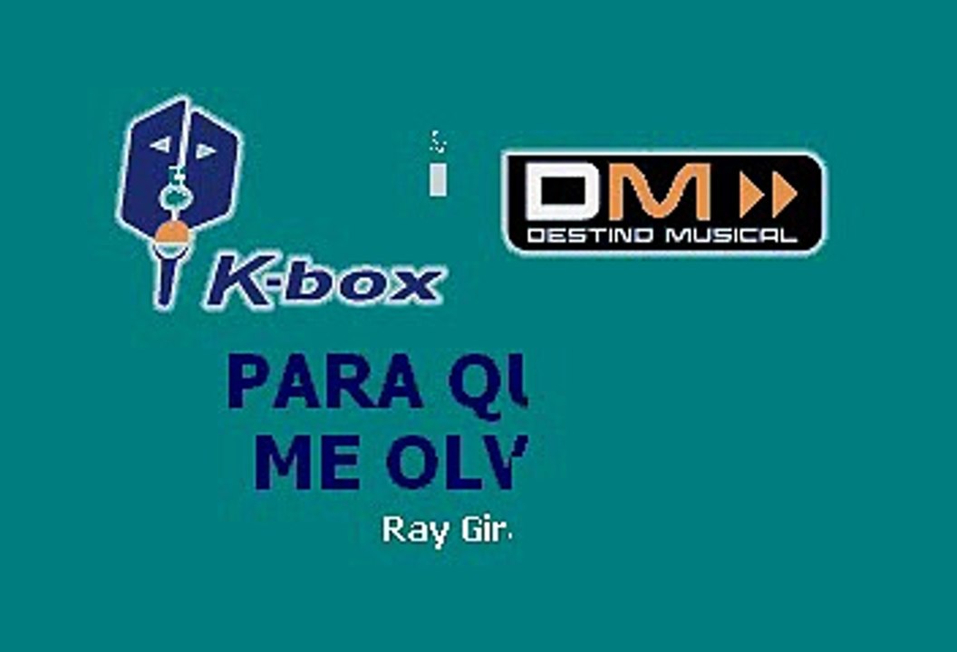 Dyango - Para que no me olvides (Karaoke)