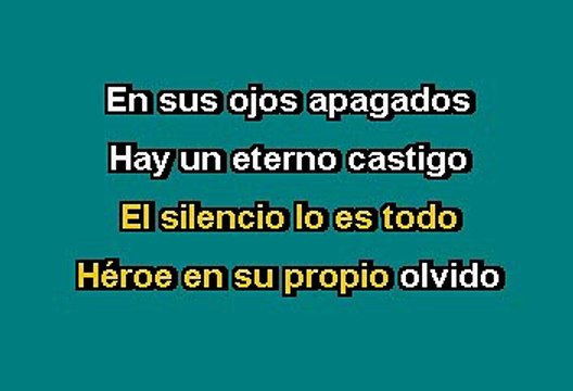 Héroes del Silencio - Héroe de leyenda (Karaoke)