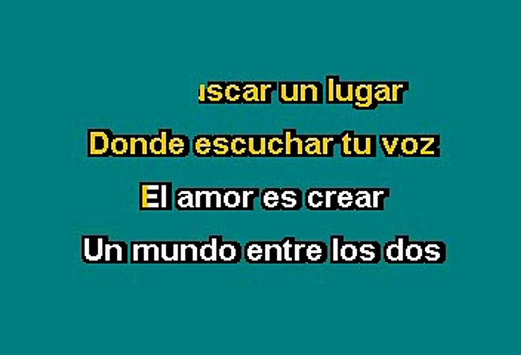 José Luis Perales - El amor (Karaoke)