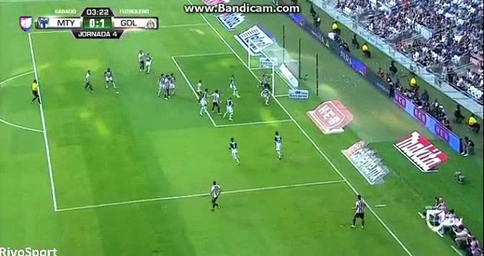 Edwin Hernandez Goal ~ Monterrey vs Guadalajara Chivas 0-1