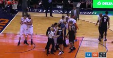 Kristaps Porzingis vs Marquese Chriss Fight | Knicks vs Suns | Dec 13, 2016