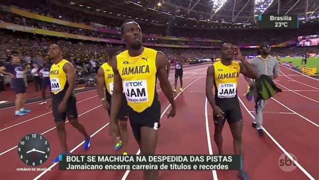 Usain Bolt encerra carreira nas pistas de atletismo
