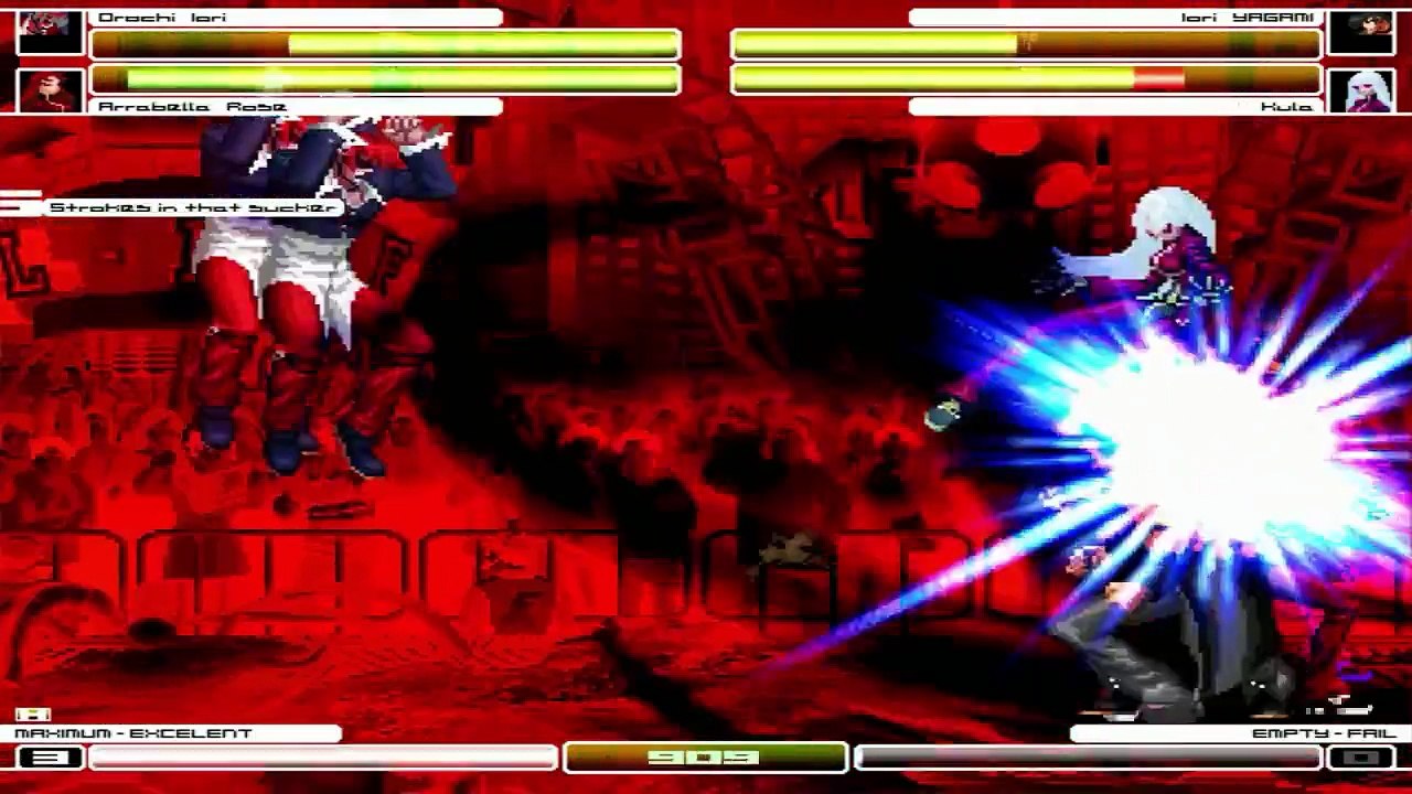 MUGEN | OROCHI IORI & YAMI KULA VS IORI YAGAMI & KULA DIAMOND (REQUESTED)