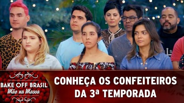 Conheça os confeiteiros da 3ª temporada