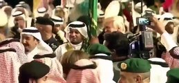 President Donald Trump Dances in Saudi Arabia. Saudi sword dance.