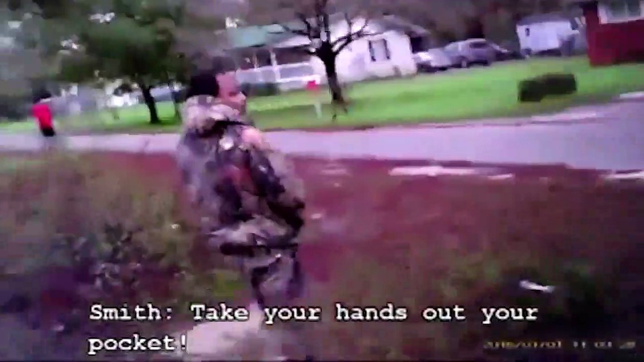Cop gets shot at