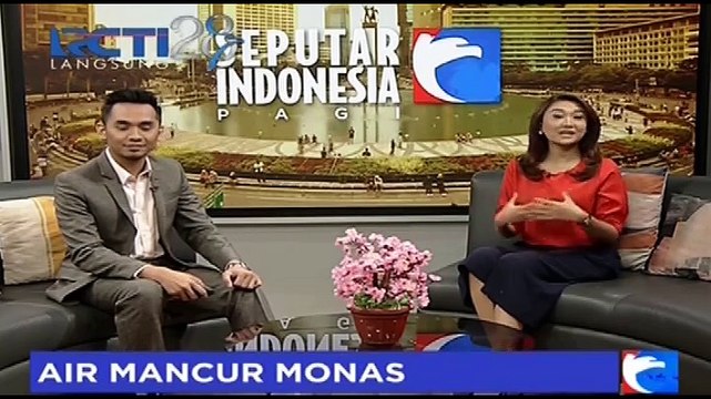 Seperti Ini Keindahan Air Mancur Menari di Monas