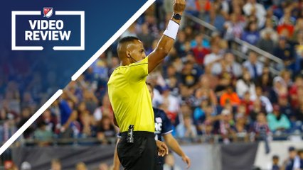 Video Review: Foul reviewed for potential Revolution penalty kick