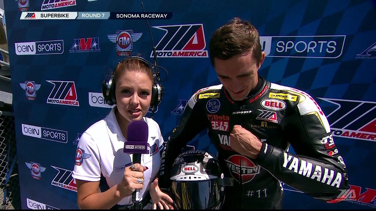 Matthew Scholtz Interview Superpole Sonoma Raceway
