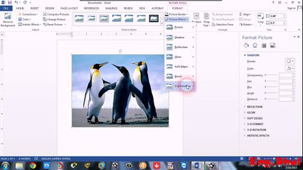 دورة تعليم اوفيس وورد 2013 // حلقة 11 // وجهه (انسرت) ادخال ورسم اشكال ومميزاتها