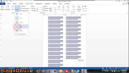 دورة تعليم اوفيس وورد 2013 // حلقة 15 // وجهه (بيج ليوات)