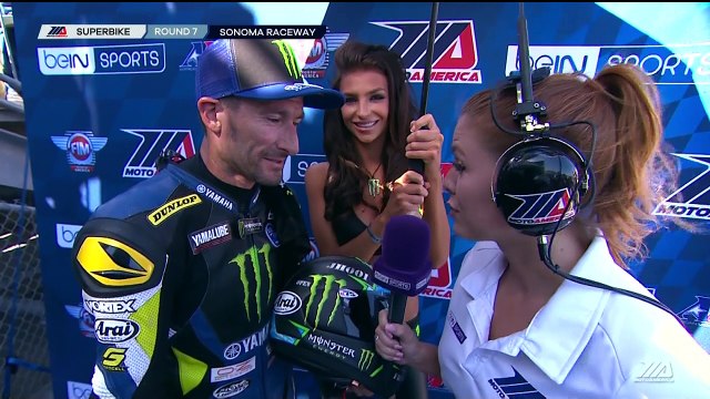 Josh Hayes Interview Superbike Race 1 Sonoma Raceway