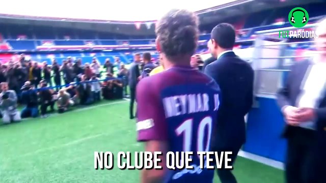 ♫ NEYMAR canta CHEGUEI (no PSG) | Paródia Ludmilla
