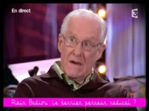 Alain Badiou chez Taddei