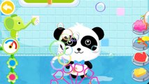 Baby Pandas Bath Time BabyBus Kids Games | personal hygiene | being clean |bath toys | an