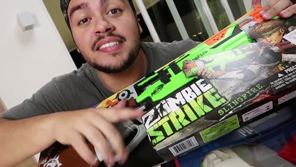 TENTANDO ACERTAR O LUSTRE DA CASA NOVA COM NERF DE R$ 600 REAIS !!