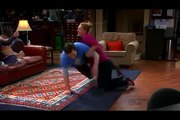 Wrestling round where Penny and Amy kissed Sheldon- the big bang theory S6x4