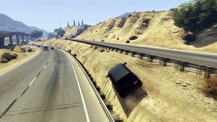 Amazing GTA V Funny Cars Stunt and crashes