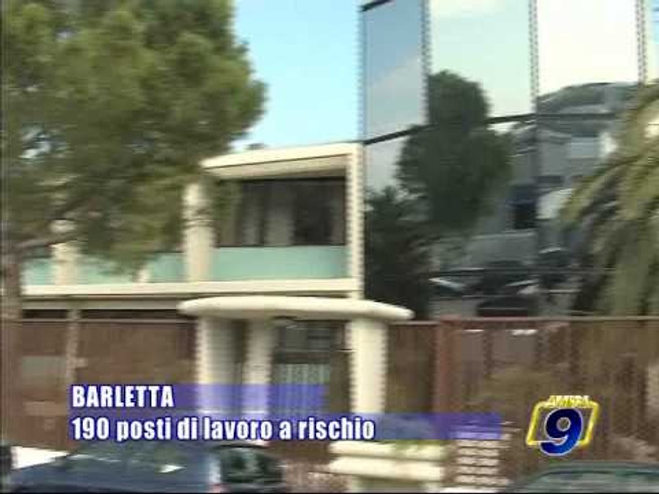 BARLETTA. 190 posti di lavoro a rischio