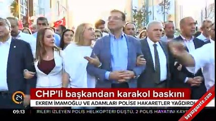 CHP'li belediye başkanı karakol bastı