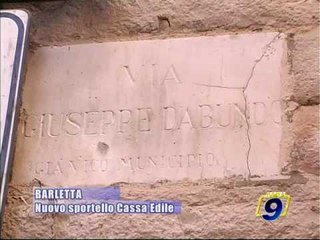 BARLETTA. Nuovo sportello Cassa Edile