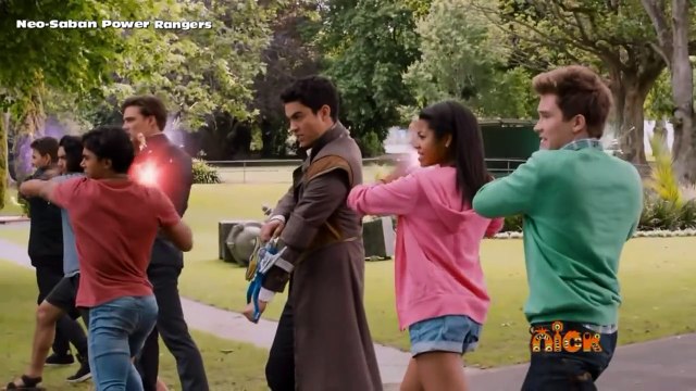 Power Rangers Dino Super Charge 10 Rangers Morph Aqua/Purple/Silver Rangers (Zenowing)