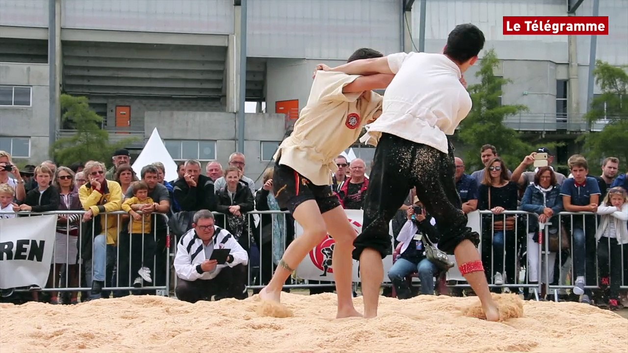 Festival Interceltique de Lorient. Les lutteurs de Gouren se défient au Breizh Stade