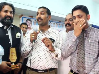 Shree Raj Kishor Tiwari President of Parivartan Foundation During Notebook Distribution interview