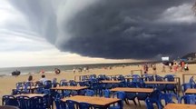 Thực hư ảnh đám mây khổng lồ cuồn cuộn xuất hiện tại bãi biển Sầm Sơn