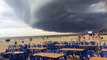 Thực hư ảnh đám mây khổng lồ cuồn cuộn xuất hiện tại bãi biển Sầm Sơn