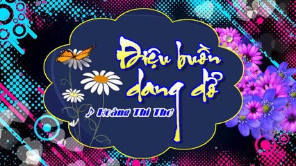[Karaoke] ĐIỆU BUỒN DANG DỞ - Hoàng Thi Thơ (Giọng Nam)