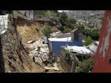 Deslave de tierra en Tijuana deja 19 viviendas colapsadas