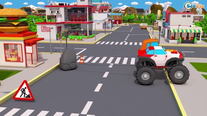 Forte Trator para Crianças | Desenhos Animados Escola bebês compilação de 21 min carro desenho