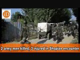 2 army men killed, 3 injured in Shopian encounter