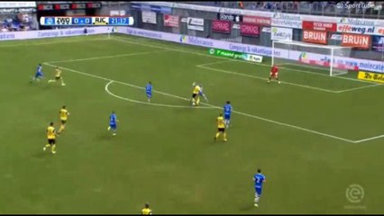 Simon Gustafson Goal -  Zwolle vs Roda 0-1  13.08.2017 (HD)
