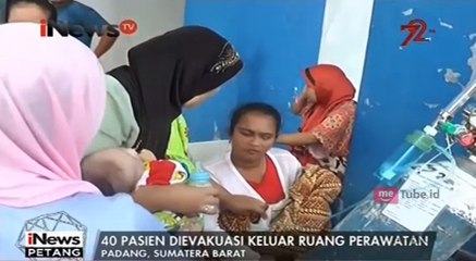 Dampak Gempa Bengkulu, Puluhan Pasien di Padang Dievakuasi