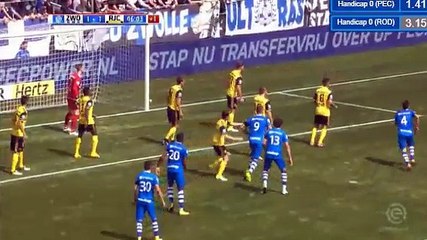 Dirk Marcellis Goal HD - Zwolle 1-1 Roda 13.08.2017