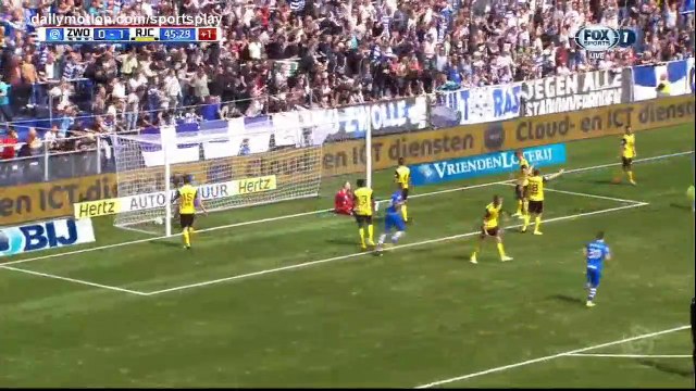Dirk Marcellis Goal HD - Zwolle 1 - 1 Roda - 13.08.2017