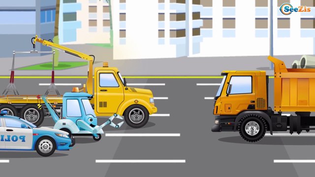 Мультики про Машинки Цветные Грузовики и Трактор Мультфильмы для детей