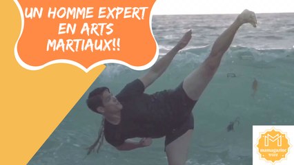Incroyable- Un homme expert en arts martiaux!!