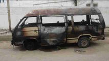 Seis miembros de una familia mueren en Karachi al incendiarse su vehículo