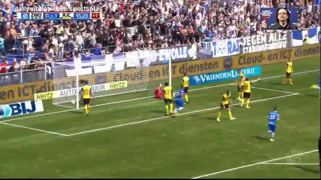 Dirk Marcellis Goal HD - Zwolle 1 - 1 Roda - 13.08.2017