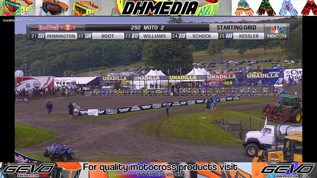 AMA MOTOCROSS 2017 UNADILLA NATIONAL - 250 MOTO 2 FULL RACE 60FPS (MUD)