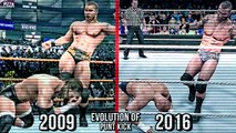 The Evolution Of Randy Orton Punt Kick! ( Smackdown vs Raw 2009 To WWE 2K17 )