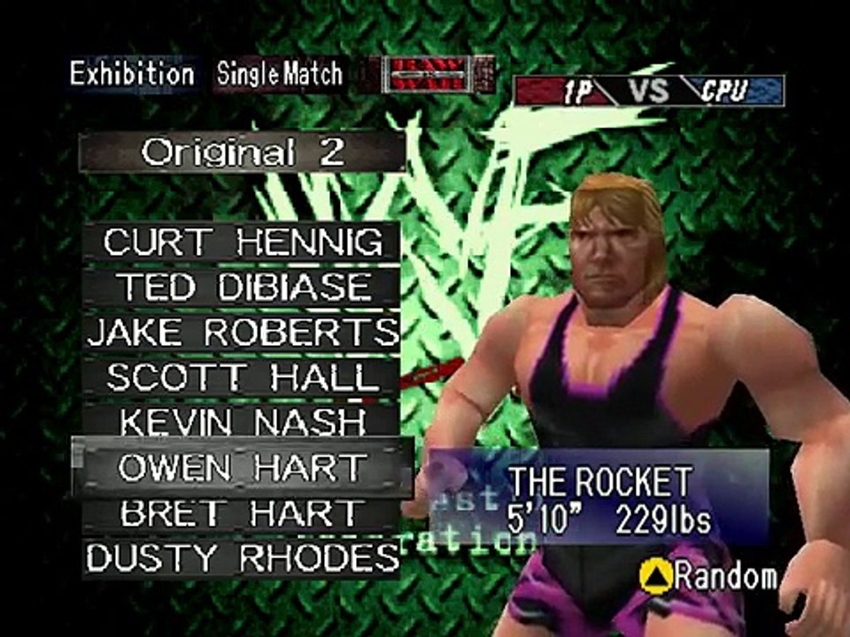 WWF WrestleMania 2000 (N64) Old Roster CAW