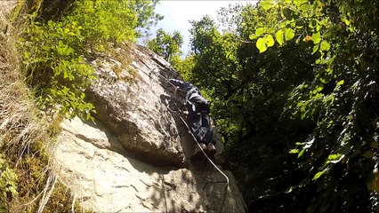 2014-08-18 Ferrata gorges Truyeres bleue