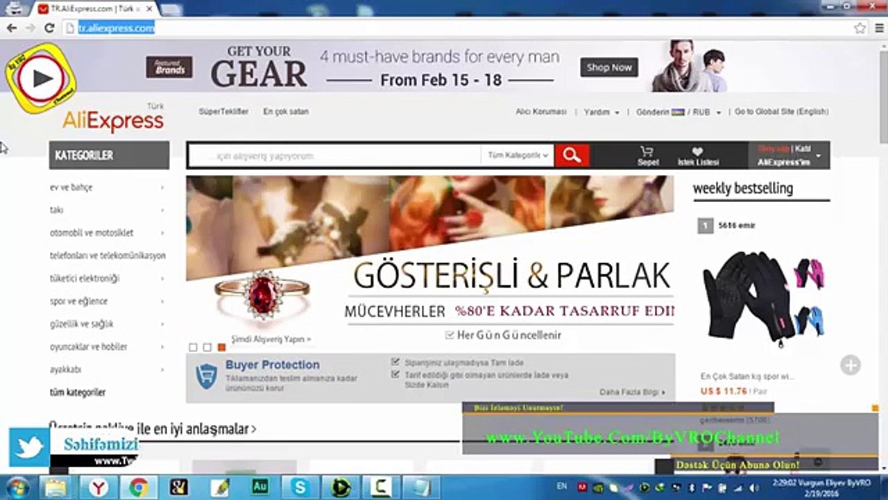 Aliexpress'dən Alış Veriş Etmək _ YENI 2017 [HD]