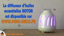 Diffuseur d'huiles essentielles ultrasonique ROTOR (WWW.PING-DECO.FR)